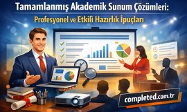 Tamamlanmış Akademik Sunum Çözümleri: Profesyonel ve Etkili Hazırlık İpuçları