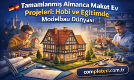 Tamamlanmış Almanca Maket Ev Projeleri: Hobi ve Eğitimde Modelbau Dünyası