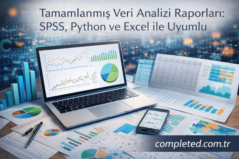 Read more about the article Tamamlanmış Veri Analizi Raporları: SPSS, Python ve Excel ile Uyumlu