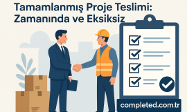 Tamamlanmış Proje Teslimi: Zamanında ve Eksiksiz