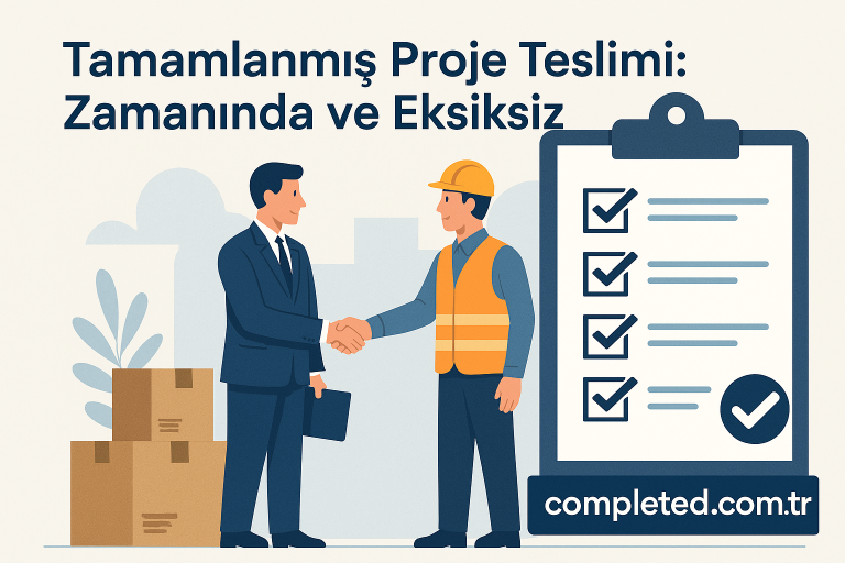 Read more about the article Tamamlanmış Proje Teslimi: Zamanında ve Eksiksiz