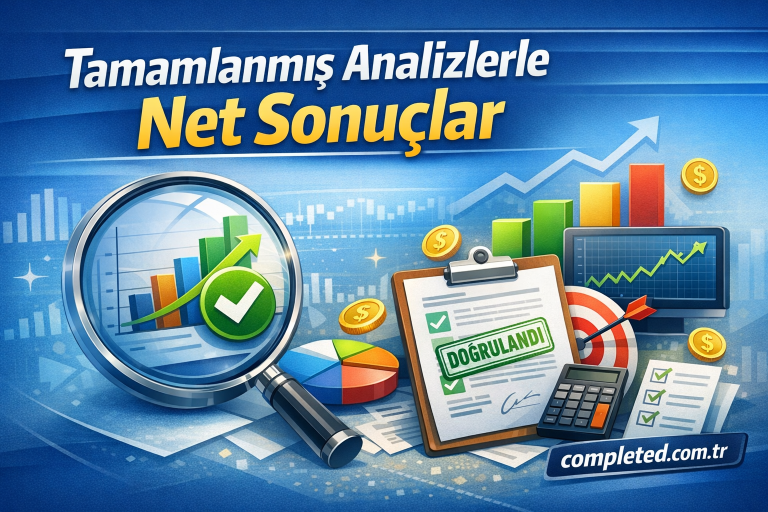 Read more about the article Tamamlanmış Analizlerle Net Sonuçlar