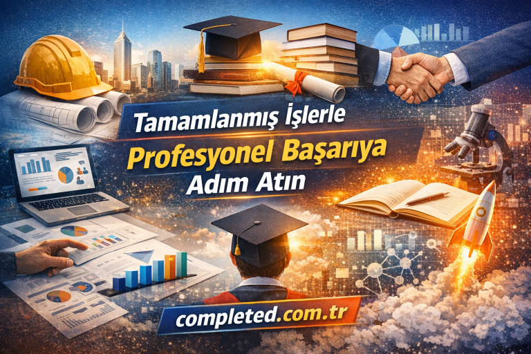 Read more about the article Tamamlanmış İşlerle Profesyonel Başarıya Adım Atın