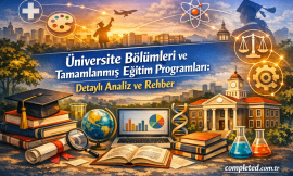 Üniversite Bölümleri ve Tamamlanmış Eğitim Programları: Detaylı Analiz ve Rehber