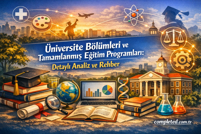 Read more about the article Üniversite Bölümleri ve Tamamlanmış Eğitim Programları: Detaylı Analiz ve Rehber
