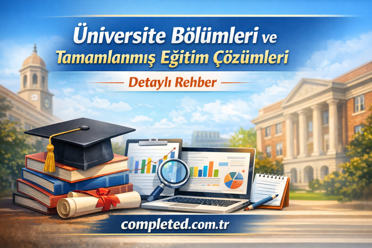 Read more about the article Üniversite Bölümleri ve Tamamlanmış Eğitim Çözümleri: Detaylı Rehber