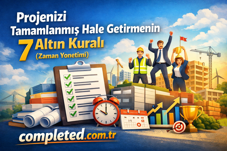 Read more about the article Projenizi Tamamlanmış Hale Getirmenin 7 Altın Kuralı (Zaman Yönetimi)
