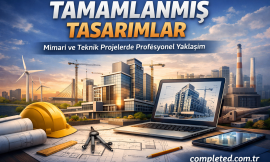 Tamamlanmış Tasarımlar: Mimari ve Teknik Projelerde Profesyonel Yaklaşım