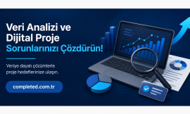 Veri Analizi ve Dijital Proje Sorunlarınızı Çözdürün | Tamamlanmış Rapor ve Modelleme Çözümleri