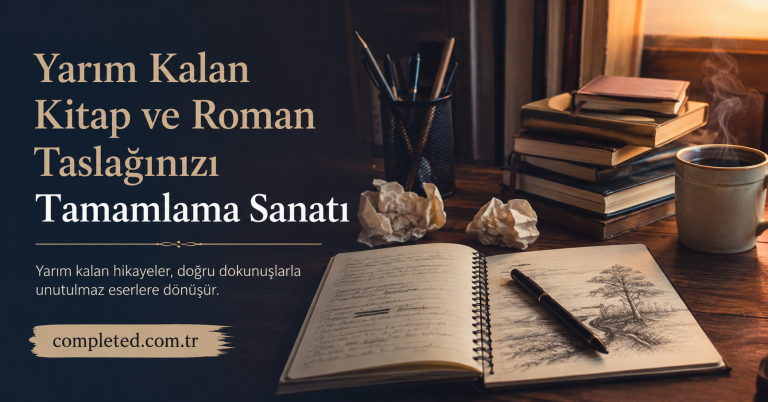 Read more about the article Yarım Kalan Kitap ve Roman Taslağınızı Tamamlama Sanatı